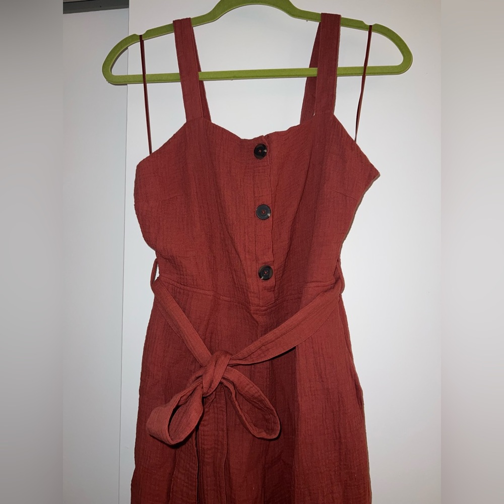 Rachel Zoe coral jumpsuit size US 2